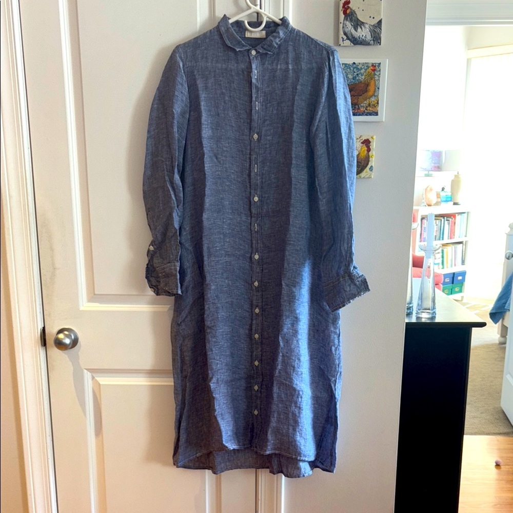 CP Shades Blue Midi Dress